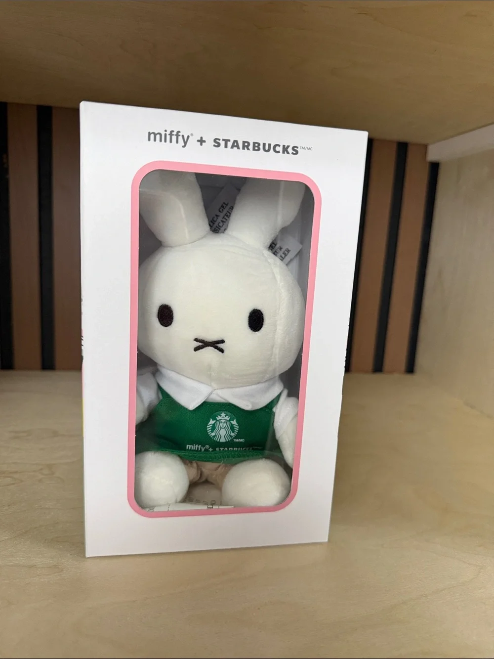 Starbucks x Miffy White Plush with Green Apron